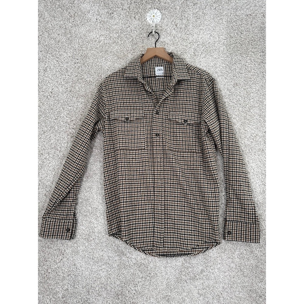Zara Women's Button Down Medium Shirt M - Regular Fit
